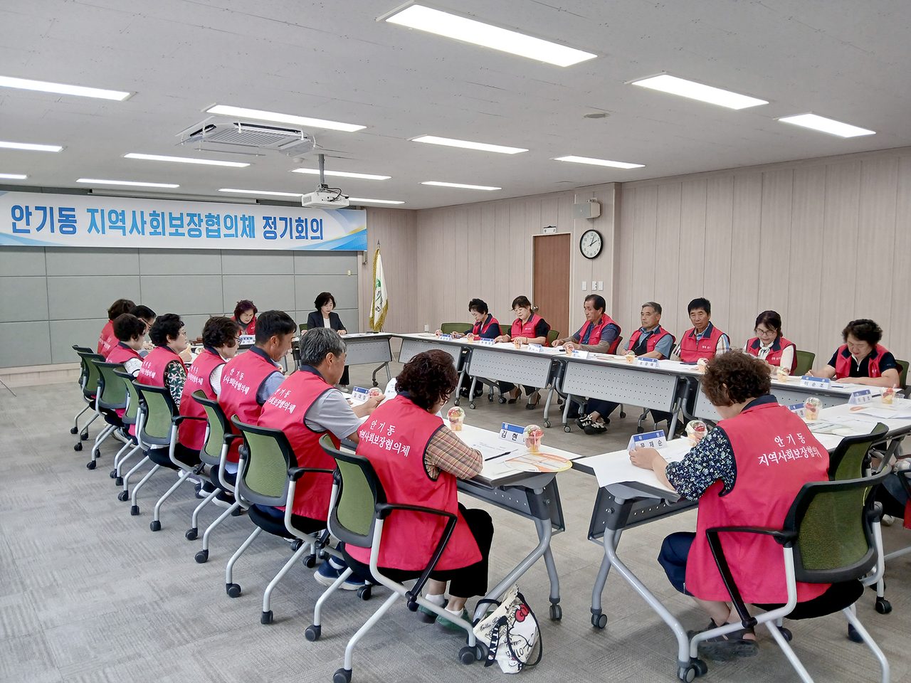 안동시 안기동 지역사회보장협의체, 3분기 정기회의 및 복달임 행사 개최